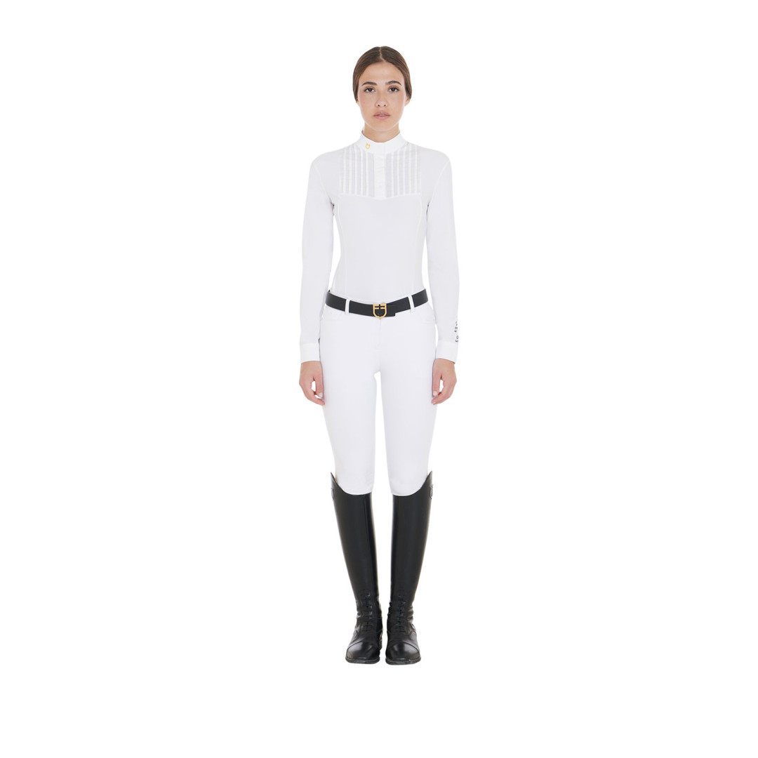 Polo de competición  Polo Donna Slim Fit Con Cotone Plissettato 81,96 € Polo de competición  Polo Donna Slim Fit Con Cotone Plissettato 81,96 €