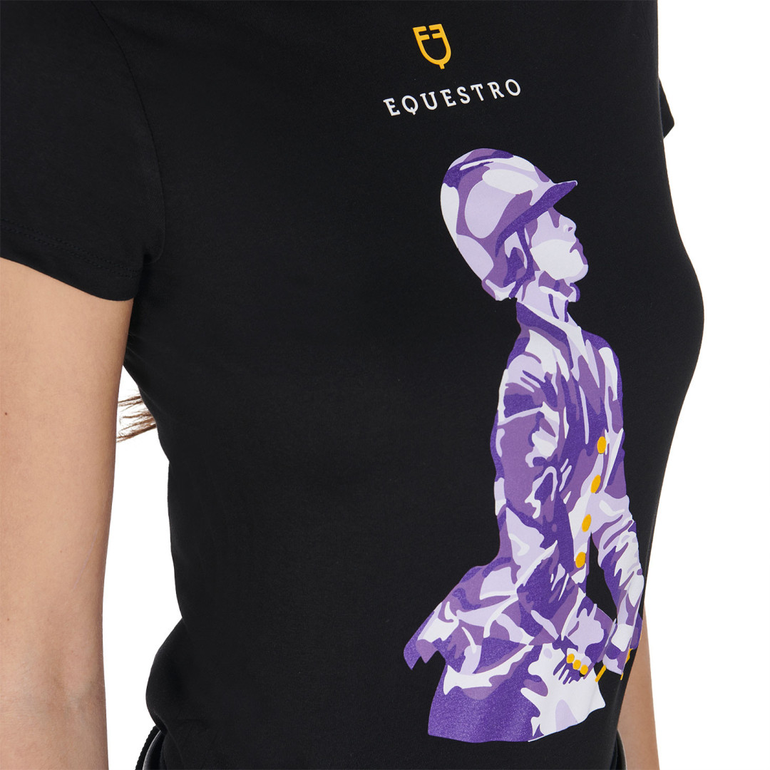 Camiseta de manga corta  Camiseta De Mujer Slim Fit Con Estampado De Caballeros 43,44 € Camiseta de manga corta  Camiseta De Mujer Slim Fit Con Estampado De Caballeros 43,44 €