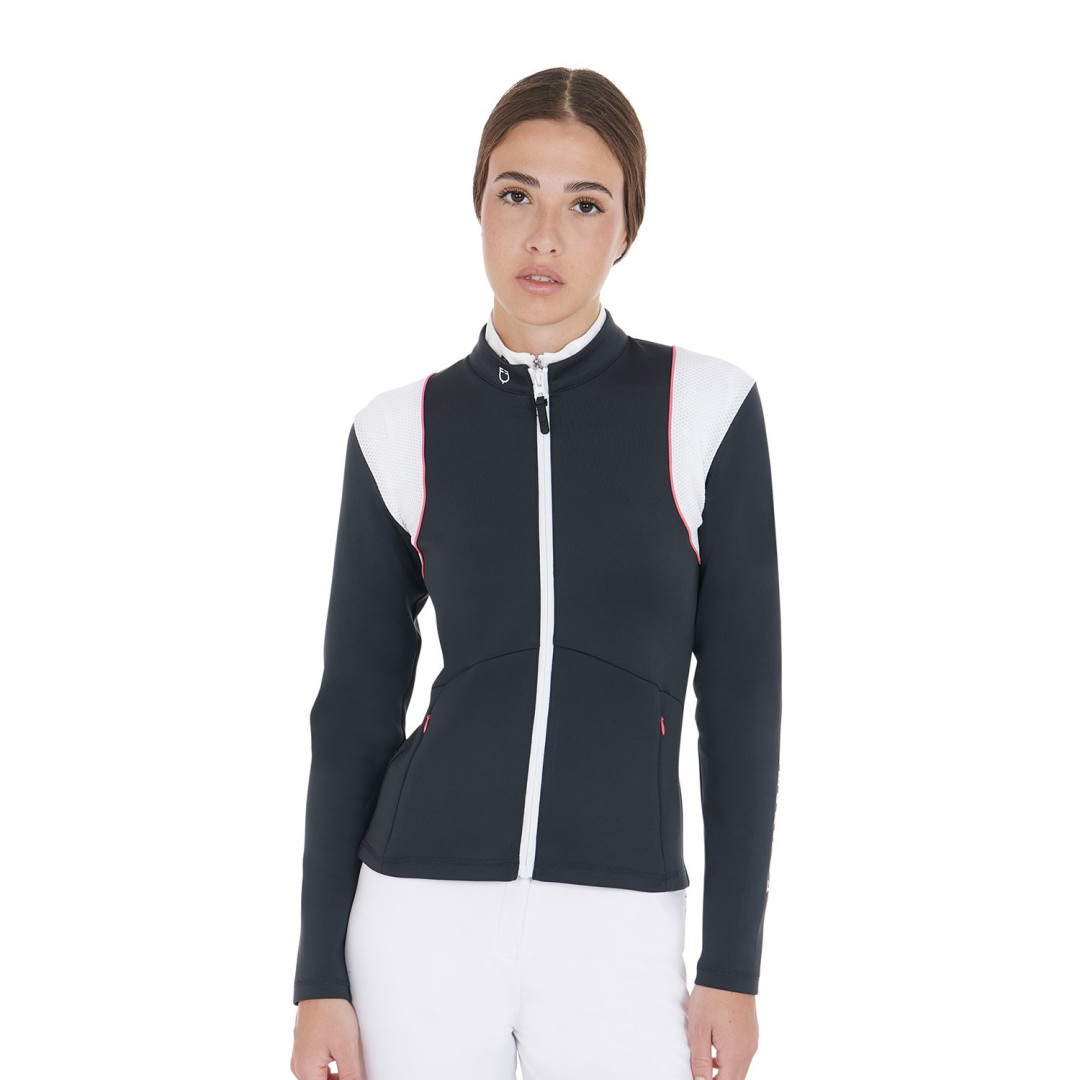 Sudadera con cuello redondo  Felpa Donna in Tessuto Tecnico Con Inserti Traforati 118,85 € Sudadera con cuello redondo  Felpa Donna in Tessuto Tecnico Con Inserti Traforati 118,85 €