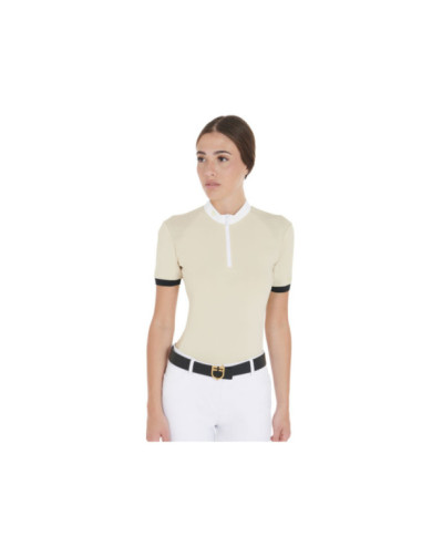 Competition polo  Polo Donna Slim Fit Con Spallini a Contrasto 73,69 € Competition polo  Polo Donna Slim Fit Con Spallini a Contrasto 73,69 €