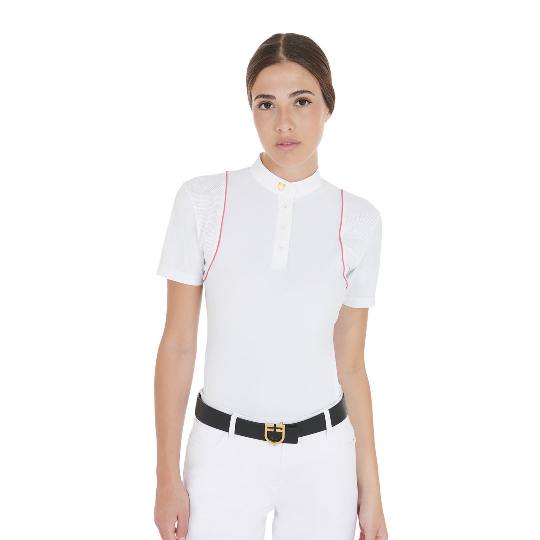 Polo da concorso Donna Monta Inglese  Polo Donna Slim Fit Da Concorso Con Bottoni 77,87 € Polo da concorso Donna Monta Inglese  Polo Donna Slim Fit Da Concorso Con Bottoni 77,87 €