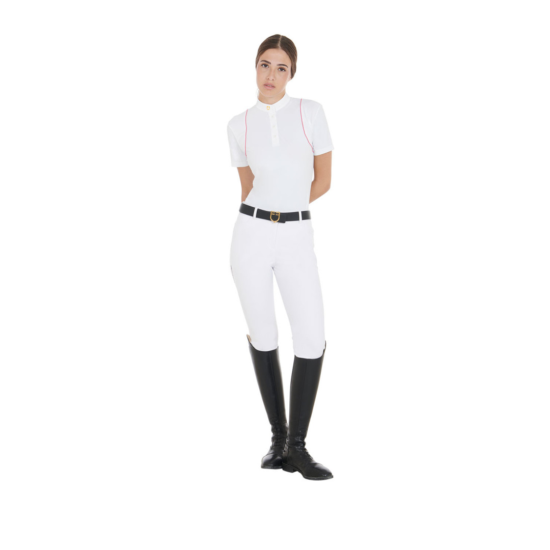 Polo da concorso Donna Monta Inglese  Polo Donna Slim Fit Da Concorso Con Bottoni 77,87 € Polo da concorso Donna Monta Inglese  Polo Donna Slim Fit Da Concorso Con Bottoni 77,87 €