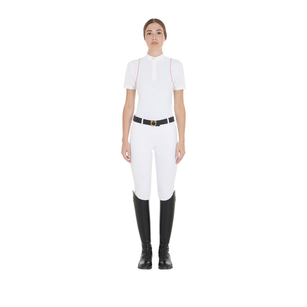 Polo da concorso Donna Monta Inglese  Polo Donna Slim Fit Da Concorso Con Bottoni 77,87 € Polo da concorso Donna Monta Inglese  Polo Donna Slim Fit Da Concorso Con Bottoni 77,87 €