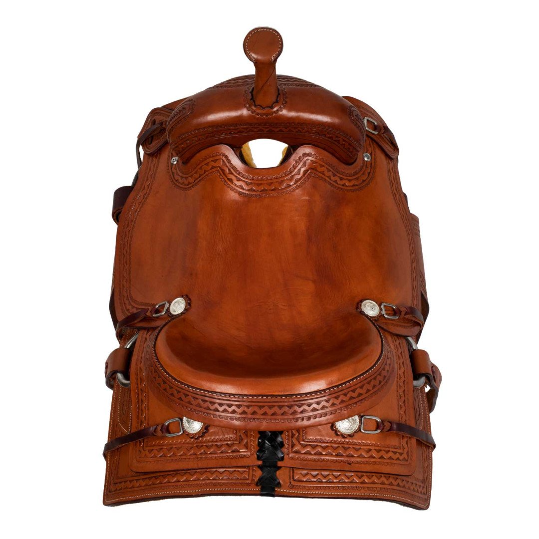 Sillas de sillas vaca de trabajo  Sella Western Wade Border Stamp 1,00 €