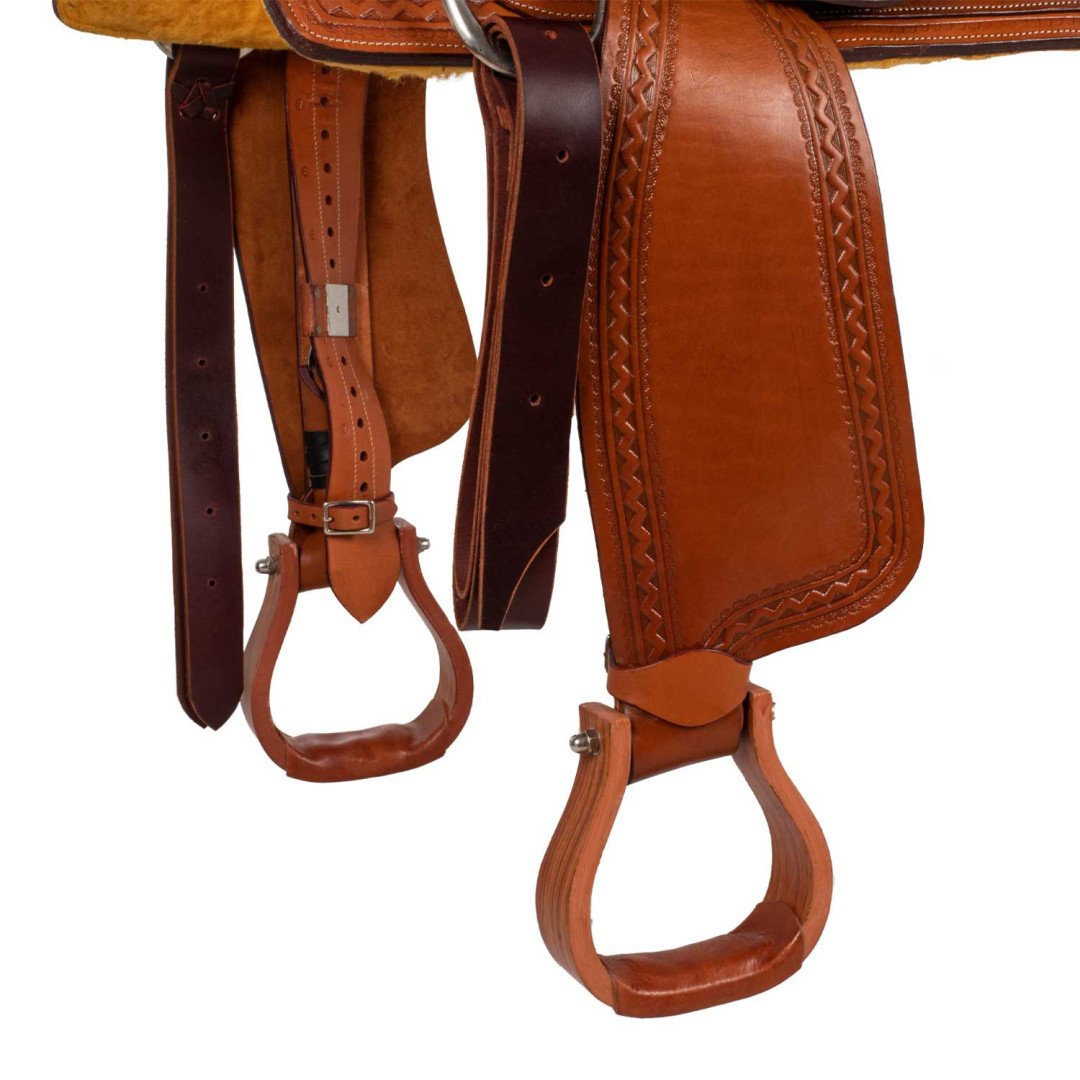 Sillas de sillas vaca de trabajo  Sella Western Wade Border Stamp 1,00 €