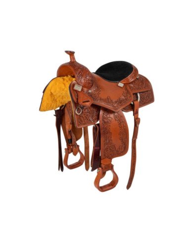 Selle da Lavoro Monta Western  Sella Da Lavoro Classic Flower Tooling 1,00 €