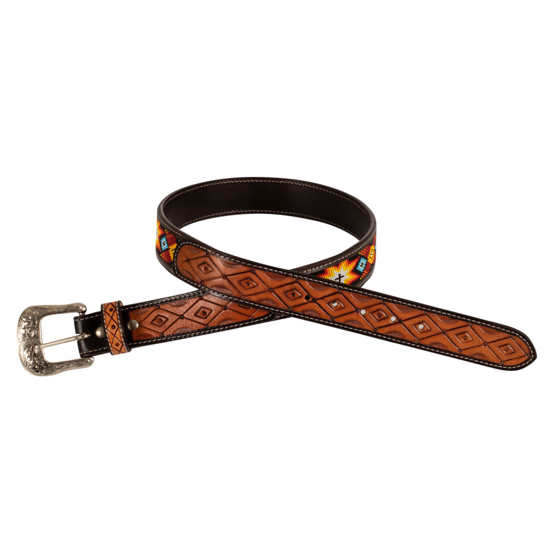 Cinturones y Hebillas  Cinturón Western Unisex Con Abalorios Y Hebilla De Latón 76,15 € Cinturones y Hebillas  Cinturón Western Unisex Con Abalorios Y Hebilla De Latón 76,15 €