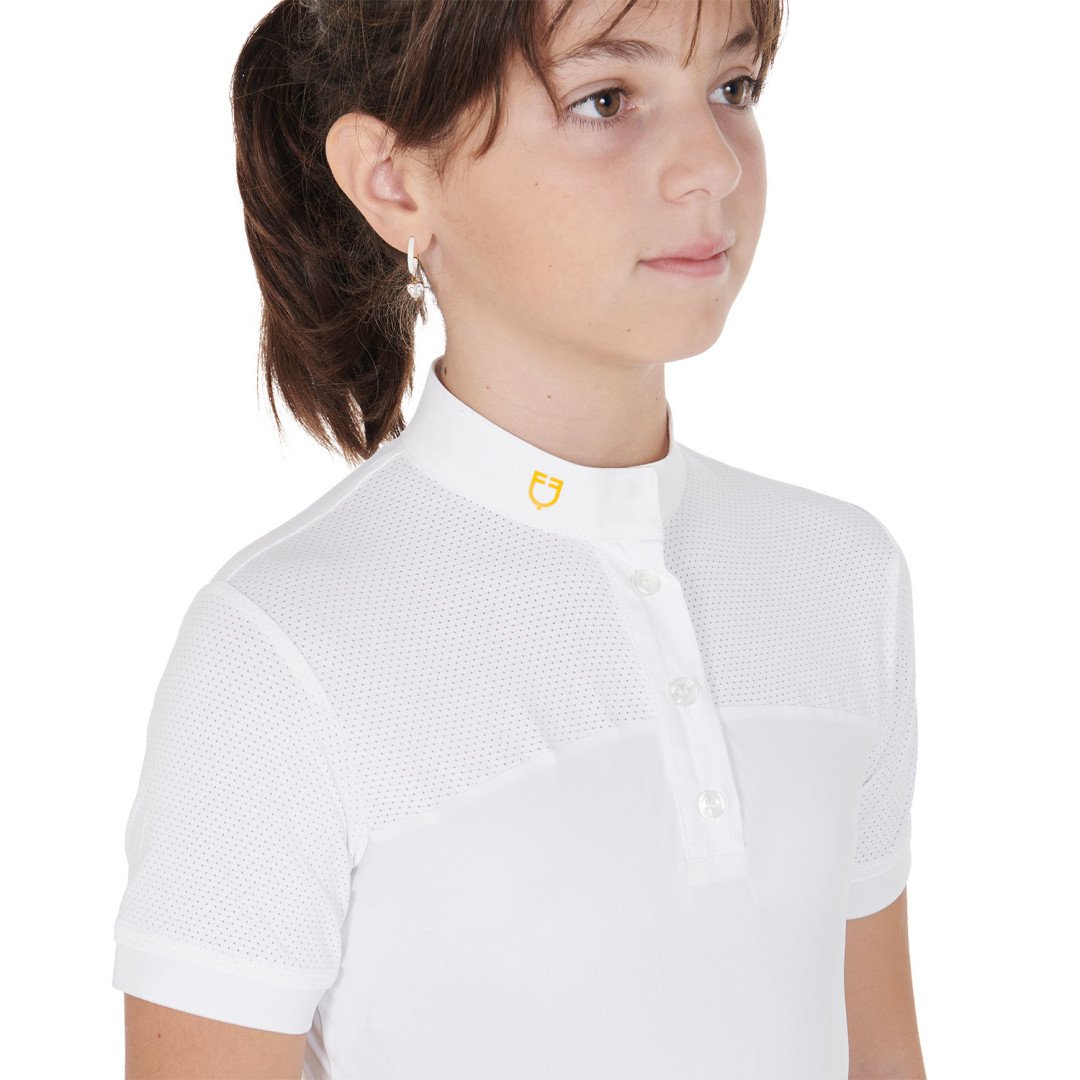 Pólo de competição  Polo bambina da concorso slim fit tessuto traforato 56,56 €