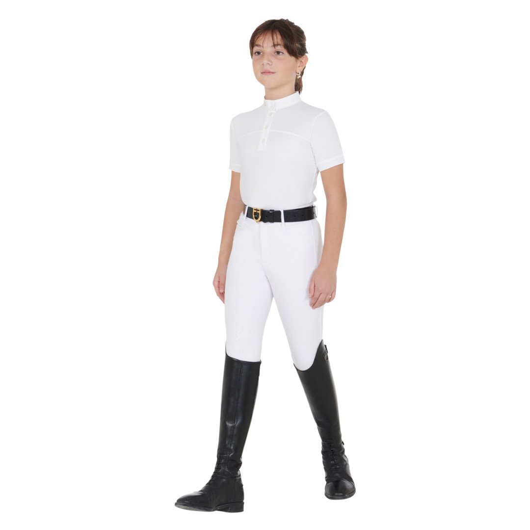 Pólo de competição  Polo bambina da concorso slim fit tessuto traforato 56,56 €