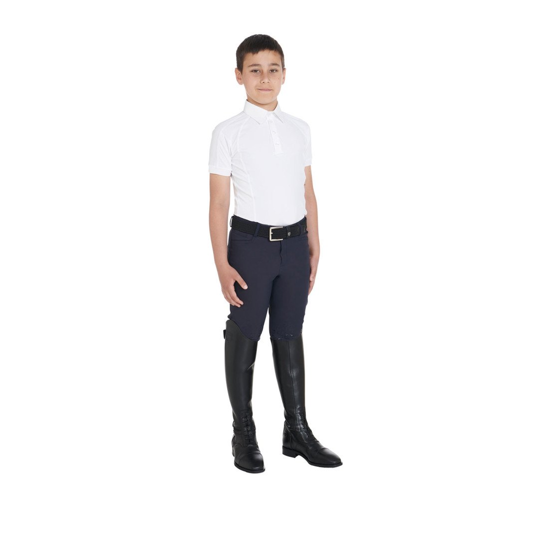 Polo da concorso Polo de competición de cuatro botones de fit slim para niños 69,67&nbsp;€