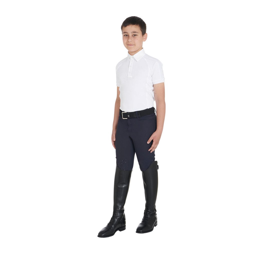 Polo da concorso Polo de competición de cuatro botones de fit slim para niños 69,67&nbsp;€