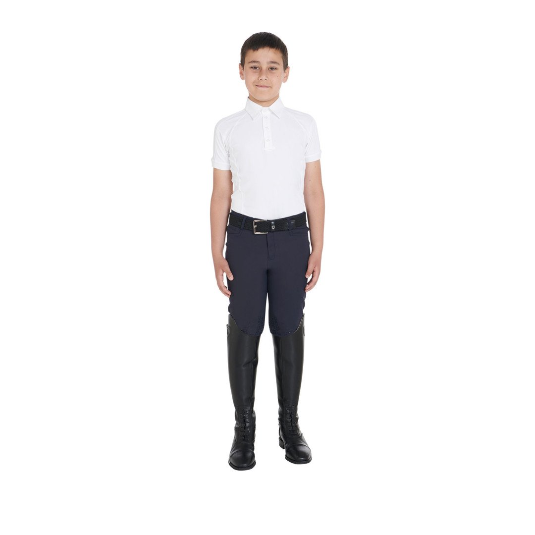 Polo da concorso Polo de competición de cuatro botones de fit slim para niños 69,67&nbsp;€