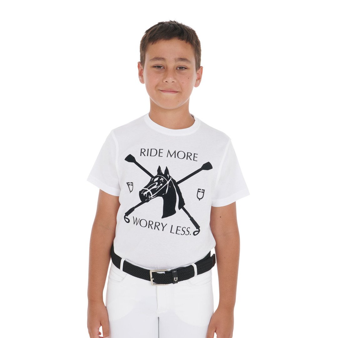 Camiseta  T-shirt bambini con stampa equestre 45,00 €