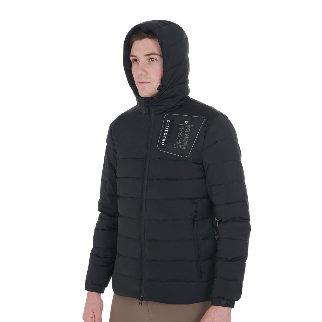 Outerwear Giacca piumino uomo tessuto elasticizzato con patch siliconica 163,11&nbsp;€