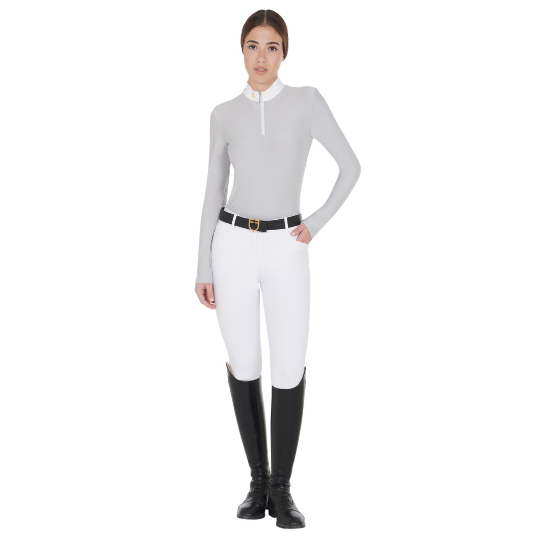 Polo de competición  Polo donna manica lunga in tessuto tecnico felpato 77,87 € Polo de competición  Polo donna manica lunga in tessuto tecnico felpato 77,87 €