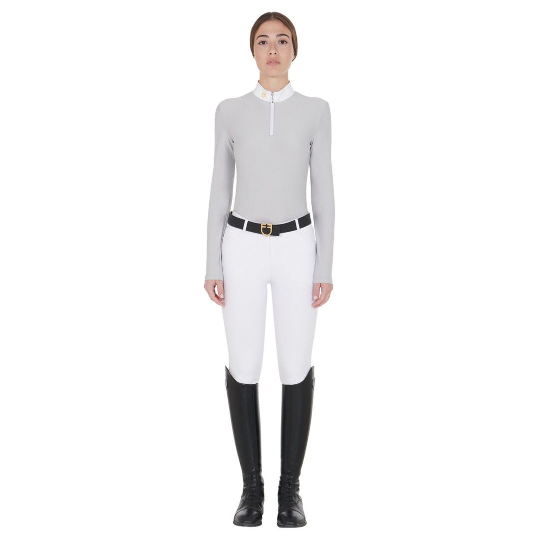 Polo de competición  Polo donna manica lunga in tessuto tecnico felpato 77,87 € Polo de competición  Polo donna manica lunga in tessuto tecnico felpato 77,87 €