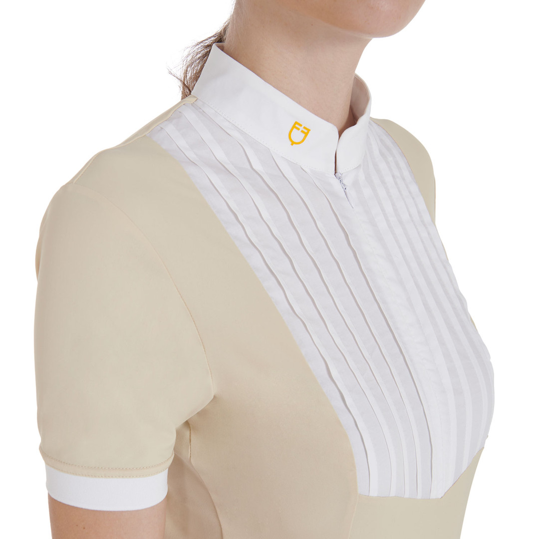 Polo de competición  Polo donna slim fit cotone plissettato 77,87 € Polo de competición  Polo donna slim fit cotone plissettato 77,87 €