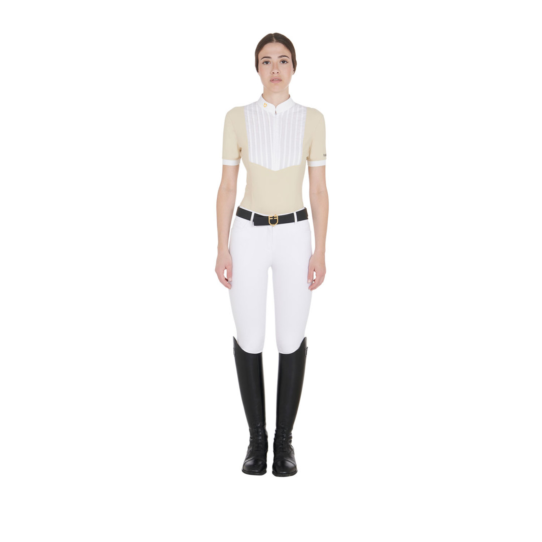 Polo de competición  Polo donna slim fit cotone plissettato 77,87 € Polo de competición  Polo donna slim fit cotone plissettato 77,87 €
