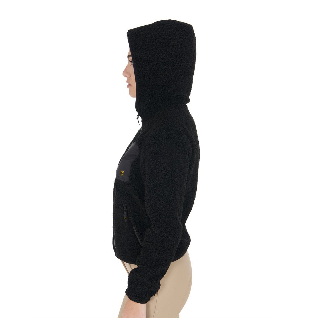 Kapuzenpullover Felpa Donna in Pile Ricciolo Con Tasca Frontale 118,85&nbsp;€