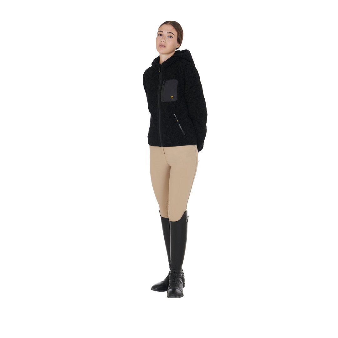 Kapuzenpullover Felpa Donna in Pile Ricciolo Con Tasca Frontale 118,85&nbsp;€