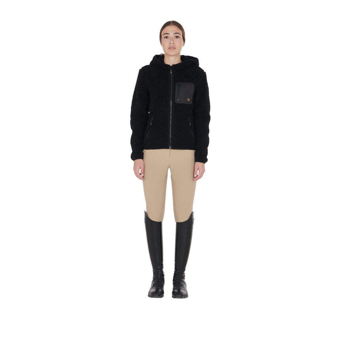 Kapuzenpullover Felpa Donna in Pile Ricciolo Con Tasca Frontale 118,85&nbsp;€