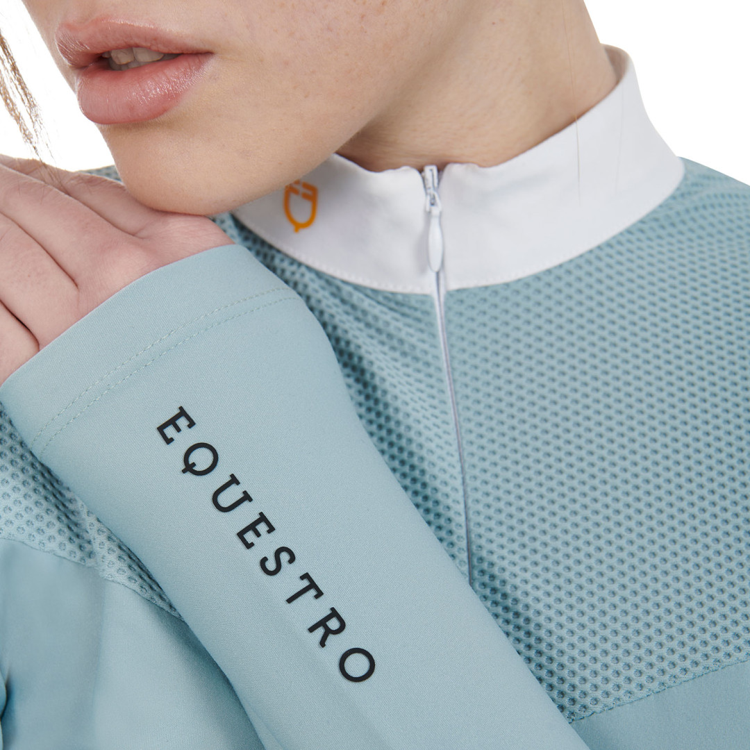 Polo de competición  Polo Donna Da Concorso in Tessuto Tecnico E Mesh 73,69 € Polo de competición  Polo Donna Da Concorso in Tessuto Tecnico E Mesh 73,69 €