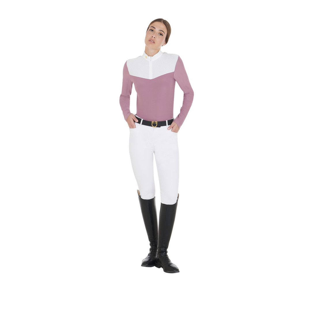 Polo de competición  Polo Donna Da Concorso in Tessuto Tecnico E Mesh 73,69 € Polo de competición  Polo Donna Da Concorso in Tessuto Tecnico E Mesh 73,69 €