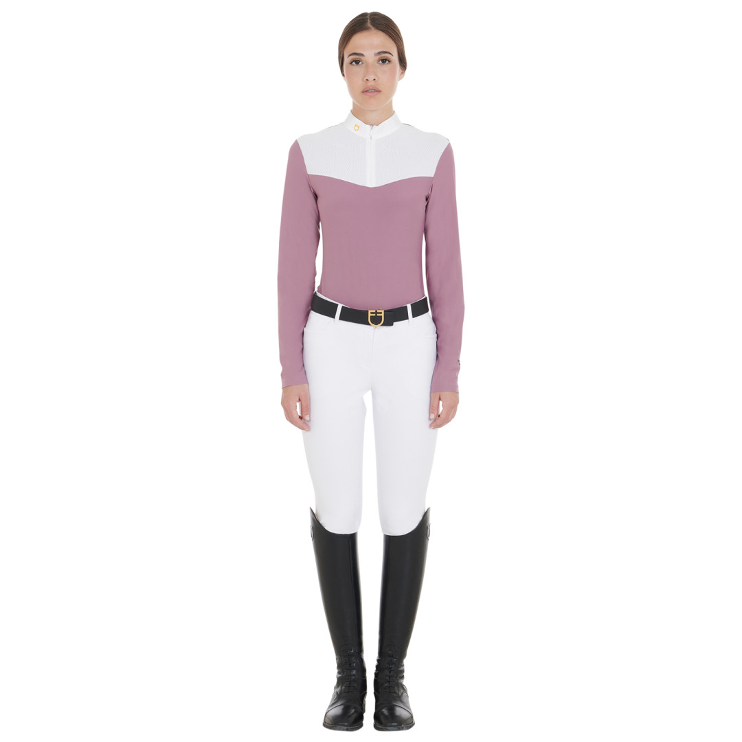 Polo de competición  Polo Donna Da Concorso in Tessuto Tecnico E Mesh 73,69 € Polo de competición  Polo Donna Da Concorso in Tessuto Tecnico E Mesh 73,69 €