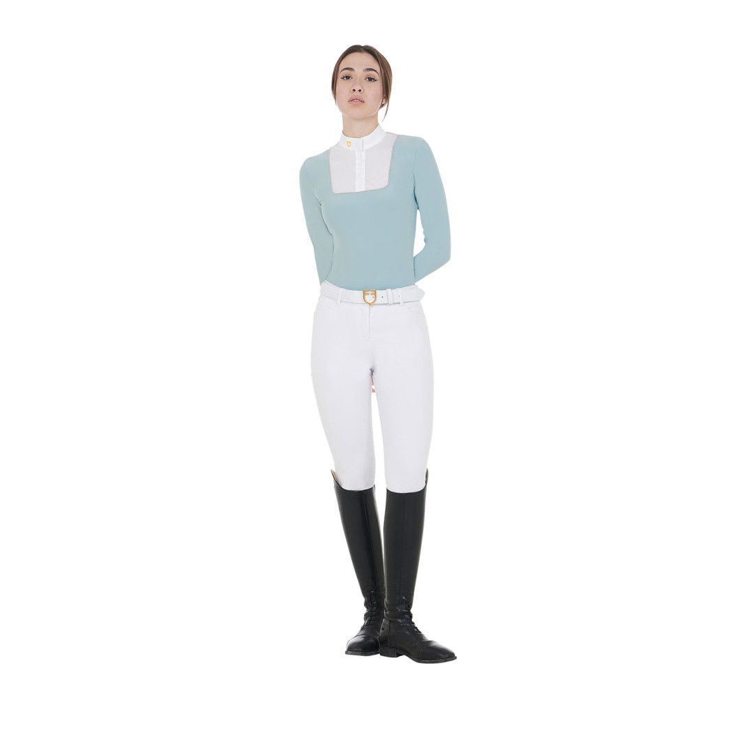 Polo de competición  Polo donna slim fit da concorso con bottoni 77,87 € Polo de competición  Polo donna slim fit da concorso con bottoni 77,87 €