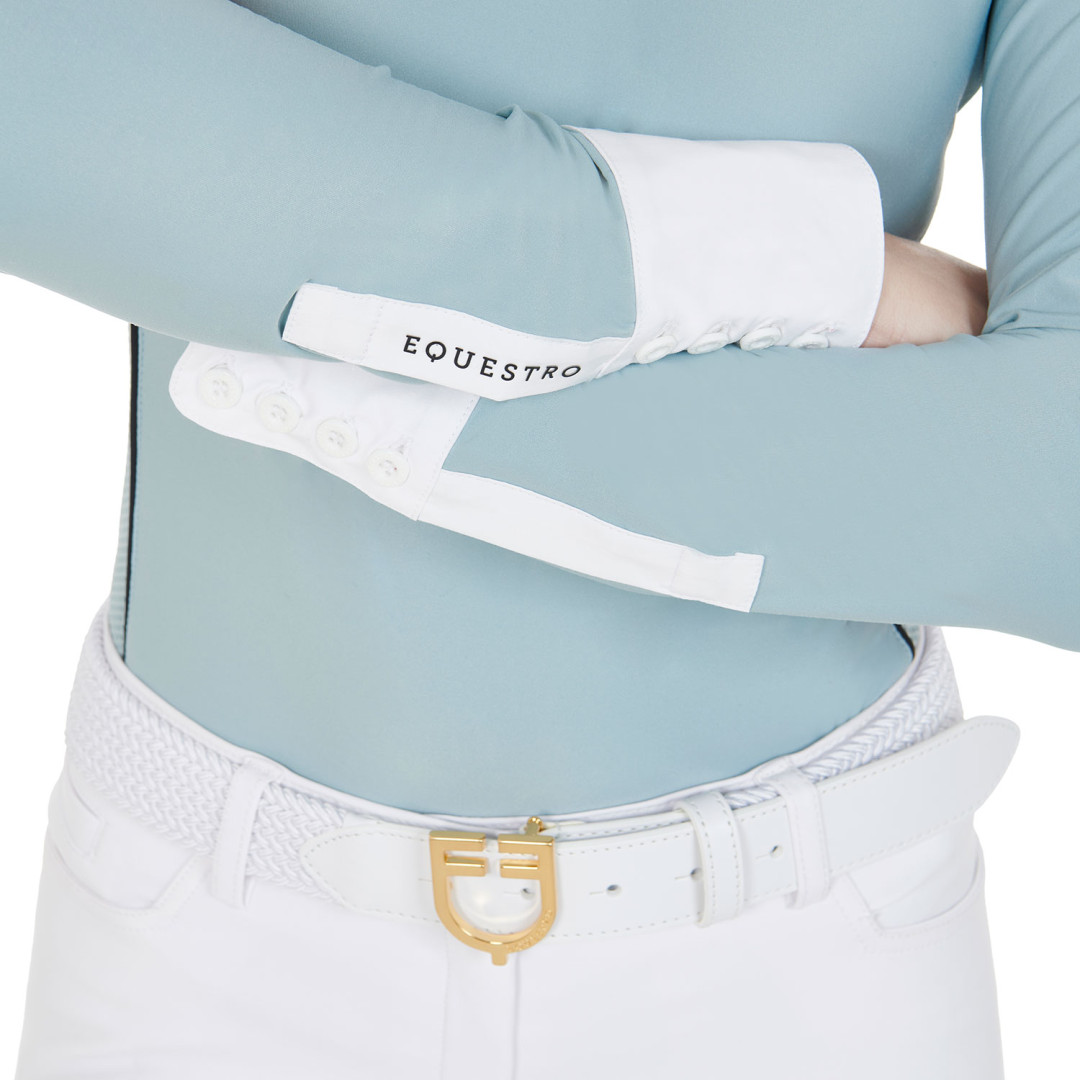 Polo de competición  Polo donna slim fit da concorso con inserti in mesh 81,96 € Polo de competición  Polo donna slim fit da concorso con inserti in mesh 81,96 €