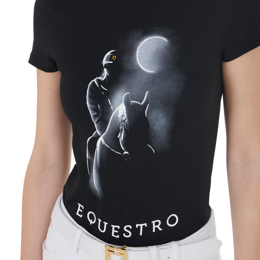 Camiseta de manga corta  T-shirt donna slim fit con stampa raggio di luna 49,10 € Camiseta de manga corta  T-shirt donna slim fit con stampa raggio di luna 49,10 €