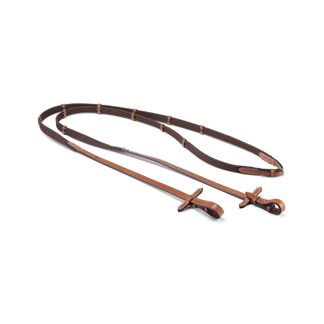 rênes  Rênes Equipe en Coton avec Taquet en Cuir Antidérapant « Emporio'' 45,08 € rênes  Rênes Equipe en Coton avec Taquet en Cuir Antidérapant « Emporio'' 45,08 €