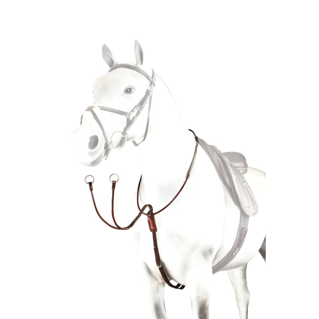 Martingale Monta Inglese  Equipe Martingala Collier in Cuoio Tubolare Con Inserti in Vernice 105,74 €