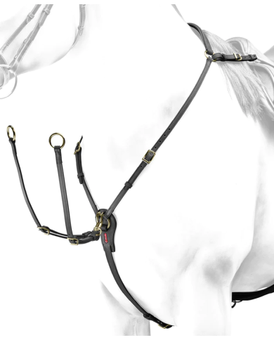 martingale  Running martingale Hunting Leather Saddle Attachment Equipe 204,10 €