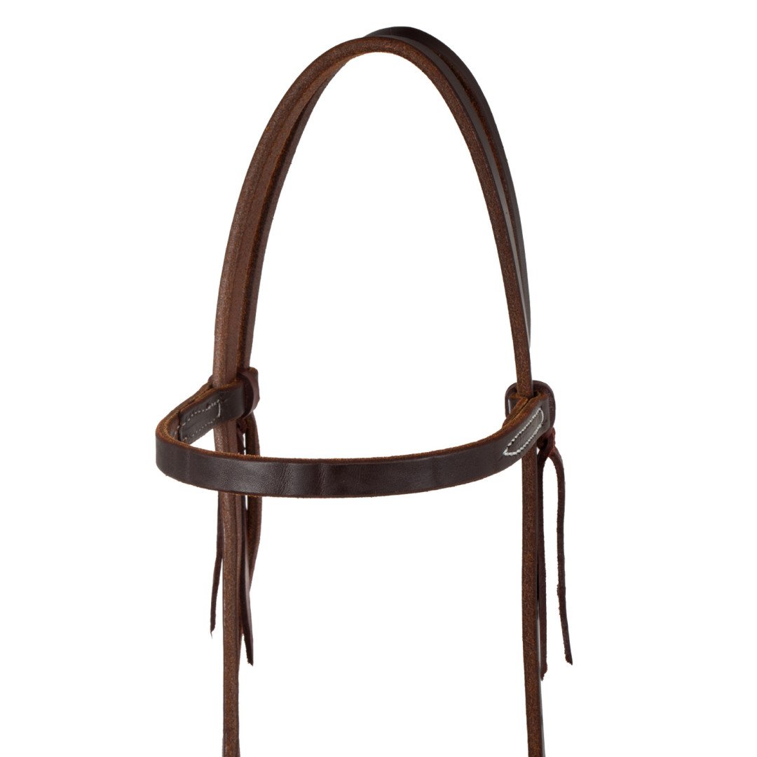 cabeçada BROWBAND BLACK STEEL BUCKLE OILED WESTERN BRIDLE 118,44&nbsp;€