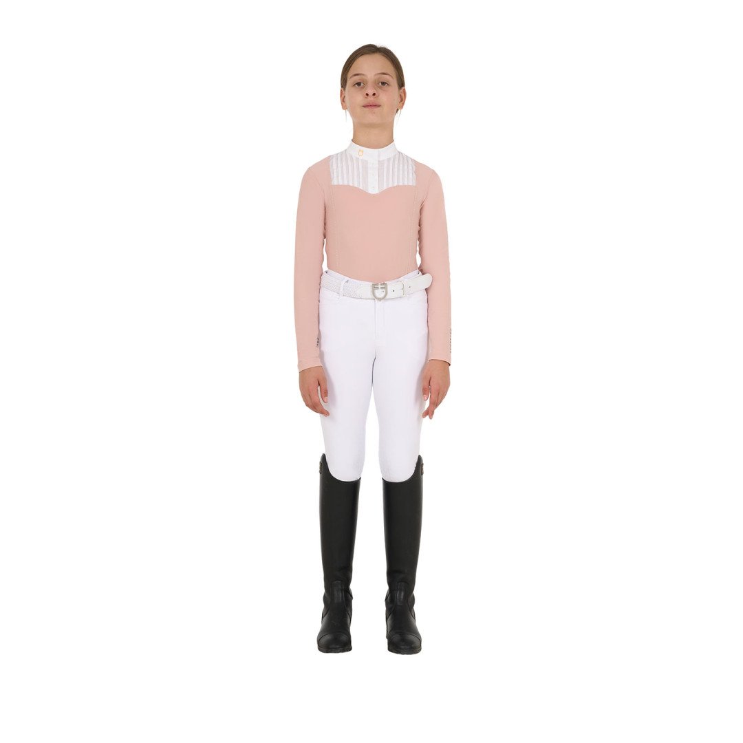 Polo de competición Polo bambina slim fit concorso con strass 65,49&nbsp;€