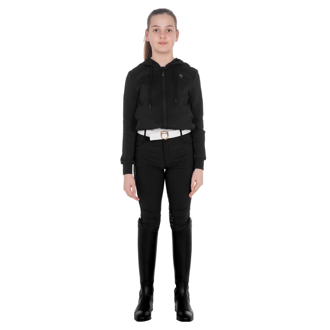 Capuz Felpa bambina cropped con cappuccio 91,80&nbsp;€