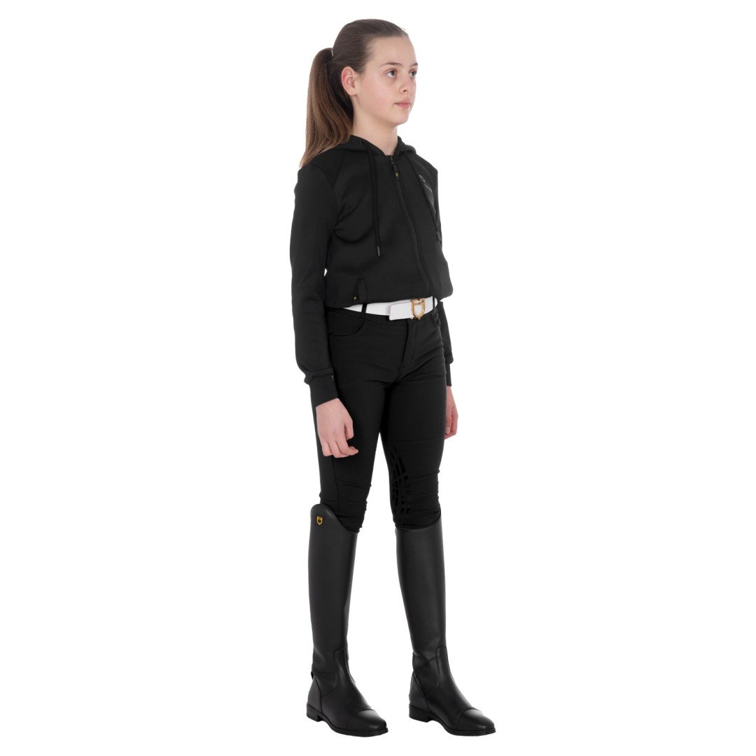 Capuz Felpa bambina cropped con cappuccio 91,80&nbsp;€