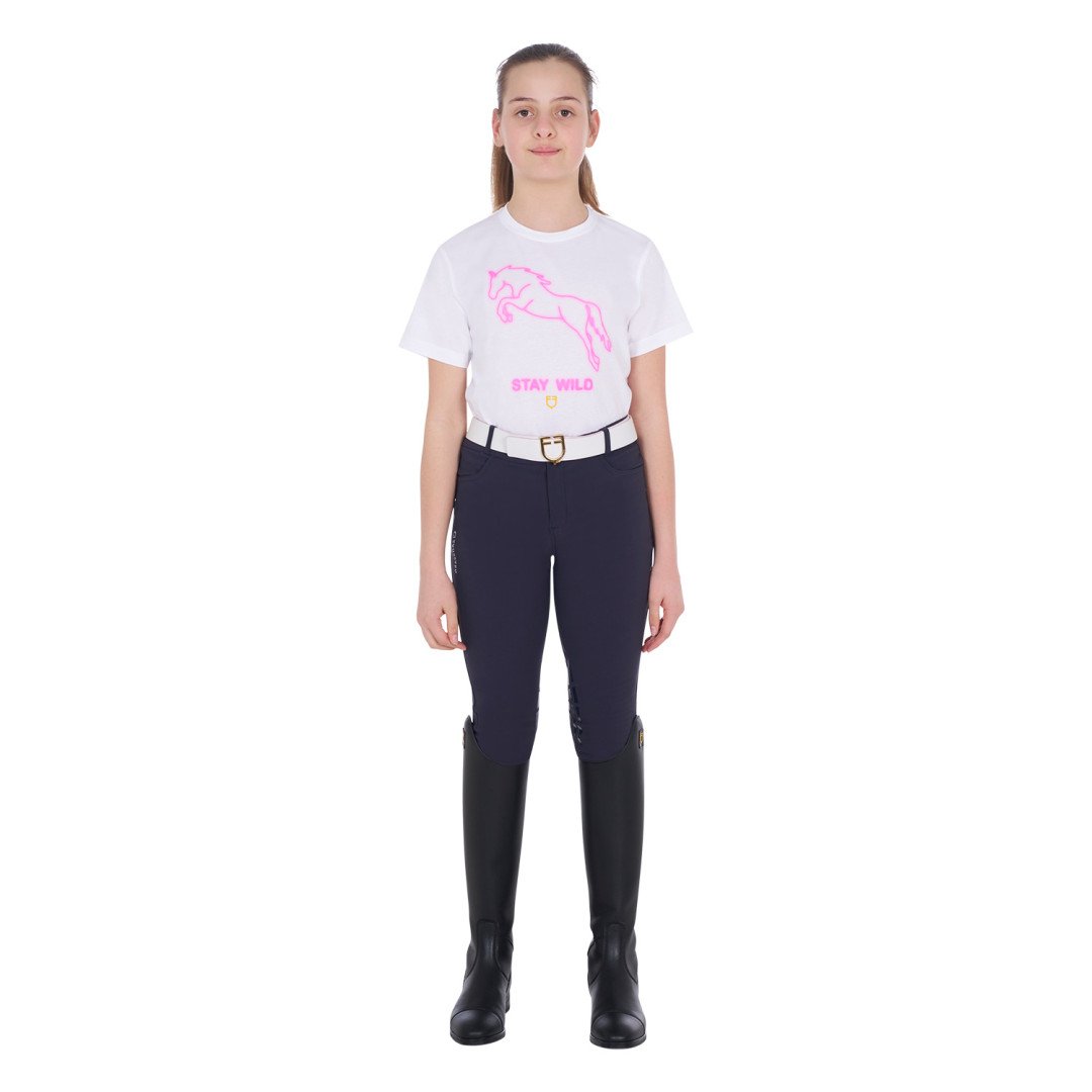 T-shirt slim fit girl's t-shirt with Stay Wild print 45,08&nbsp;€