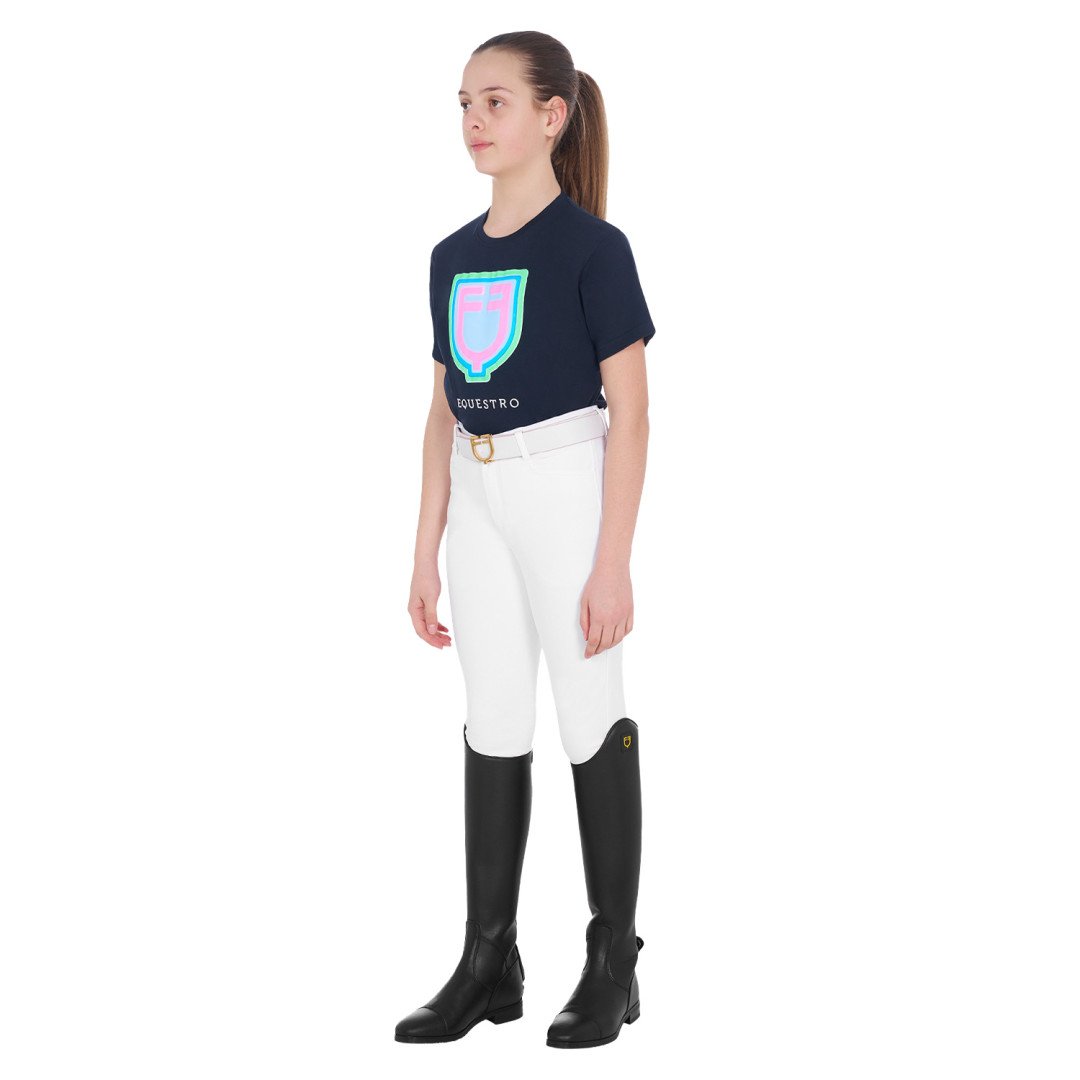 T-shirt  T-shirt bambina slim fit stampa logo psichedelico 45,08 €