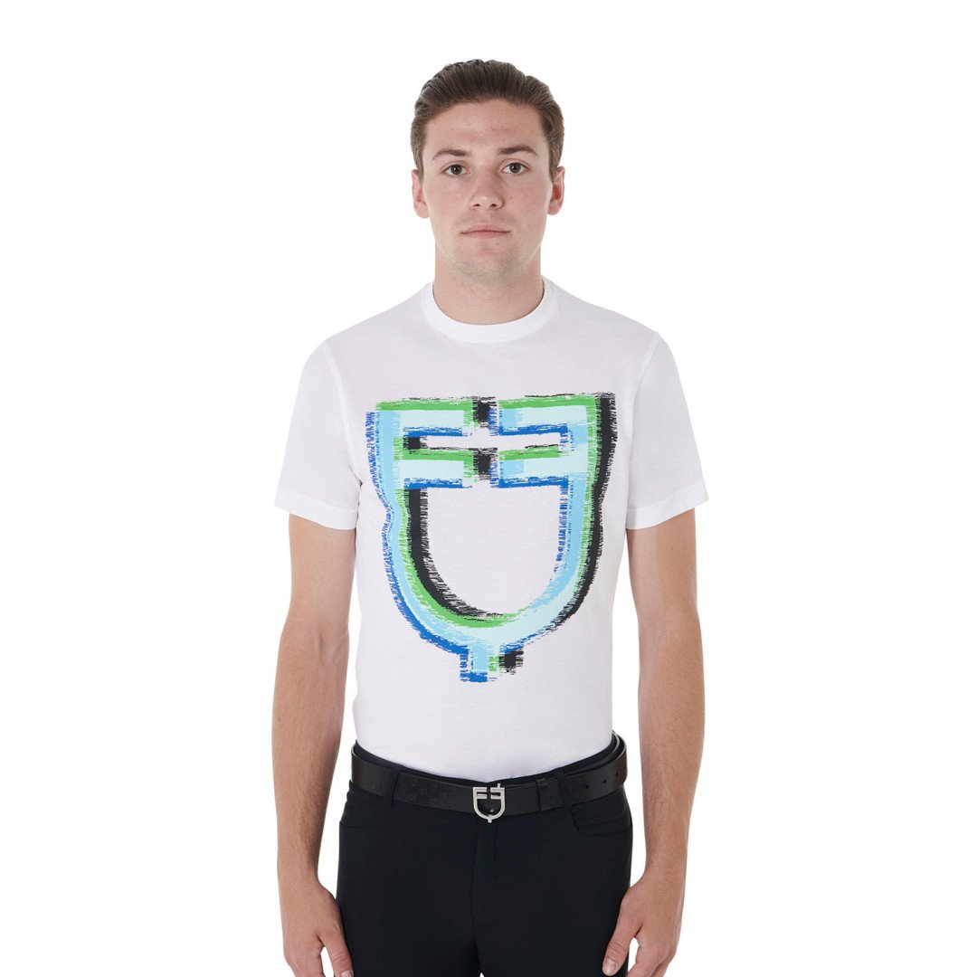 T-shirt  T-shirt uomo slim fit con stampa logo 56,56 €