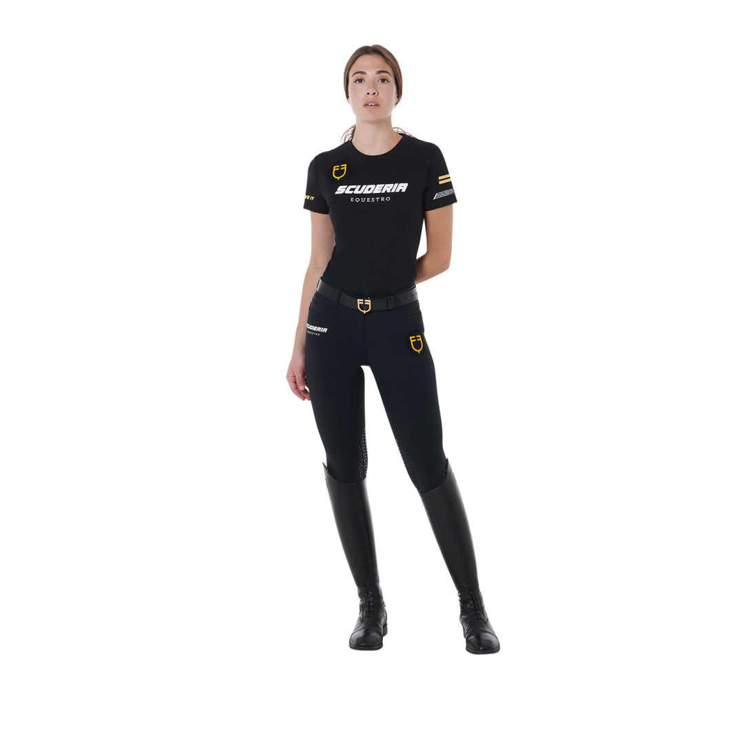 Camiseta de manga corta  T-shirt donna slim fit Scuderia Equestro 56,56 € Camiseta de manga corta  T-shirt donna slim fit Scuderia Equestro 56,56 €