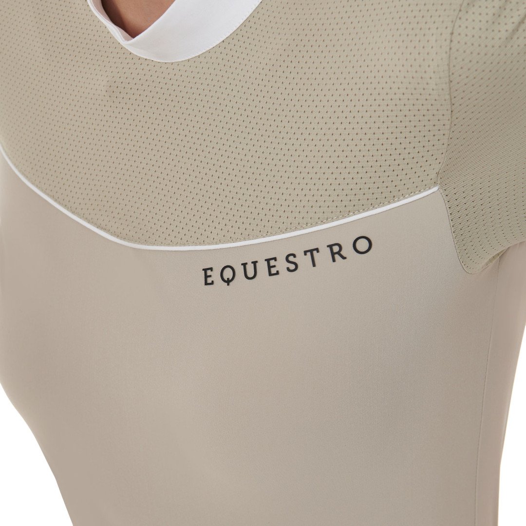 Polo da concorso Donna Monta Inglese Polo donna da concorso manica corta in tessuto tecnico 69,67&nbsp;€