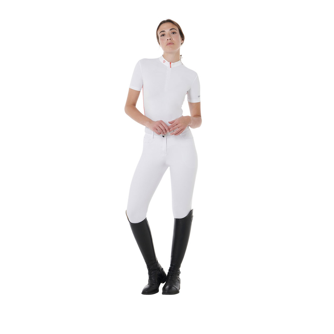 Polo de competición  Polo donna slim fit da allenamento con inserti arricciati 69,67 € Polo de competición  Polo donna slim fit da allenamento con inserti arricciati 69,67 €
