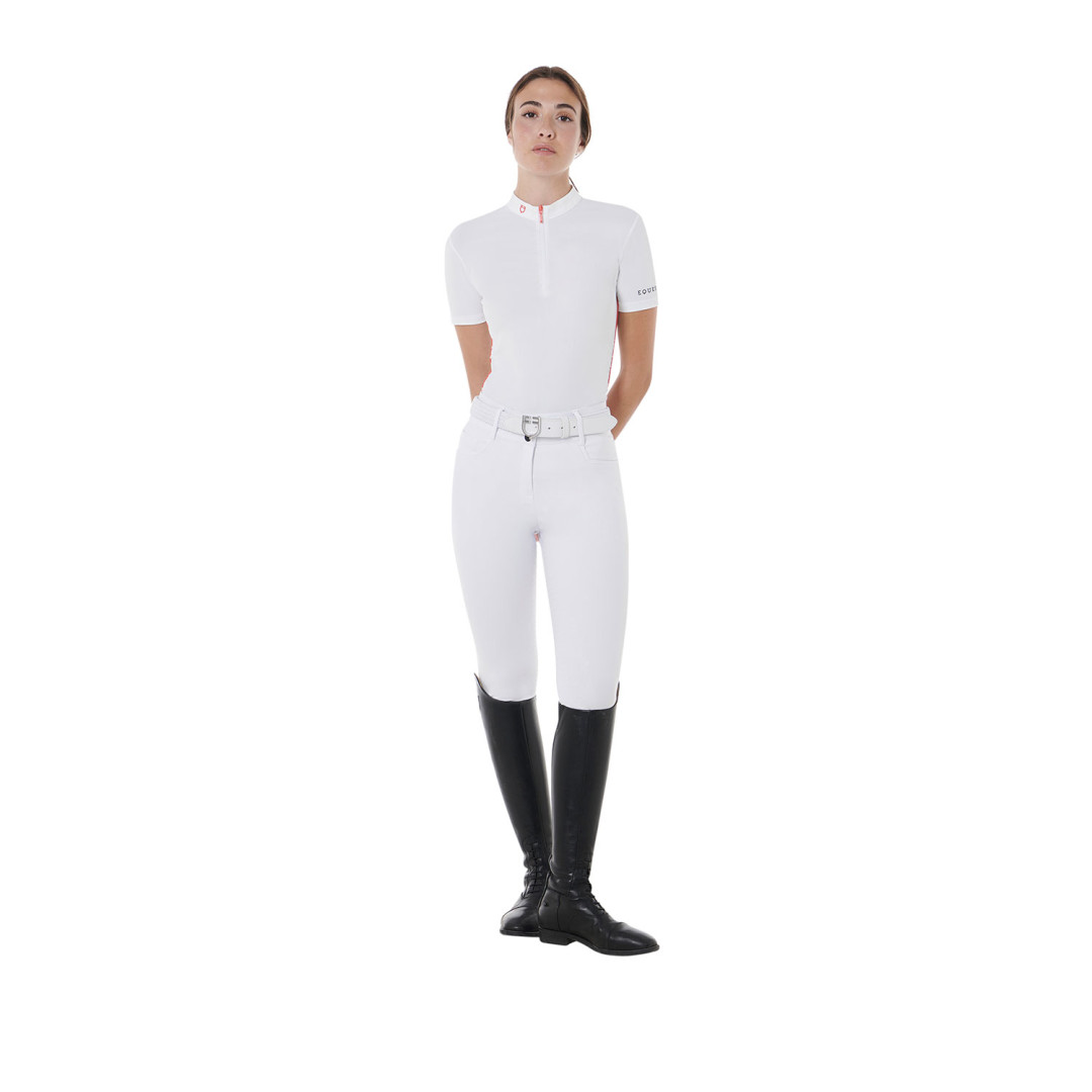 Polo de competición  Polo donna slim fit da allenamento con inserti arricciati 69,67 € Polo de competición  Polo donna slim fit da allenamento con inserti arricciati 69,67 €