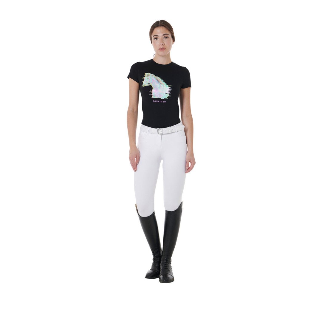 T-shirt  T-shirt femme fit slim imprimé cheval 56,56 €