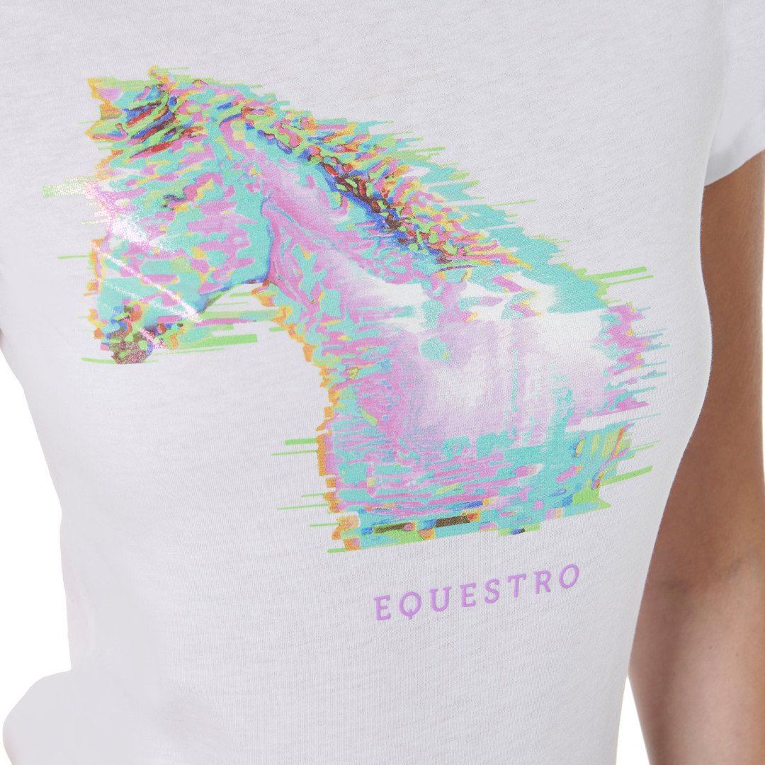T-shirt slim fit women's t-shirt with horse print 56,56&nbsp;€