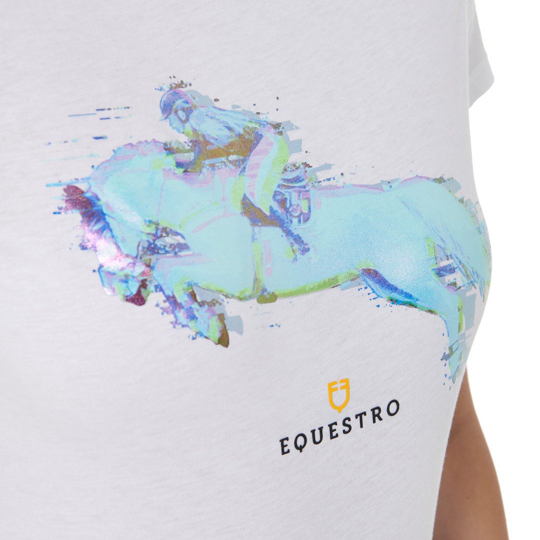 T-shirt T-shirt donna slim fit stampa Jump 56,56&nbsp;€