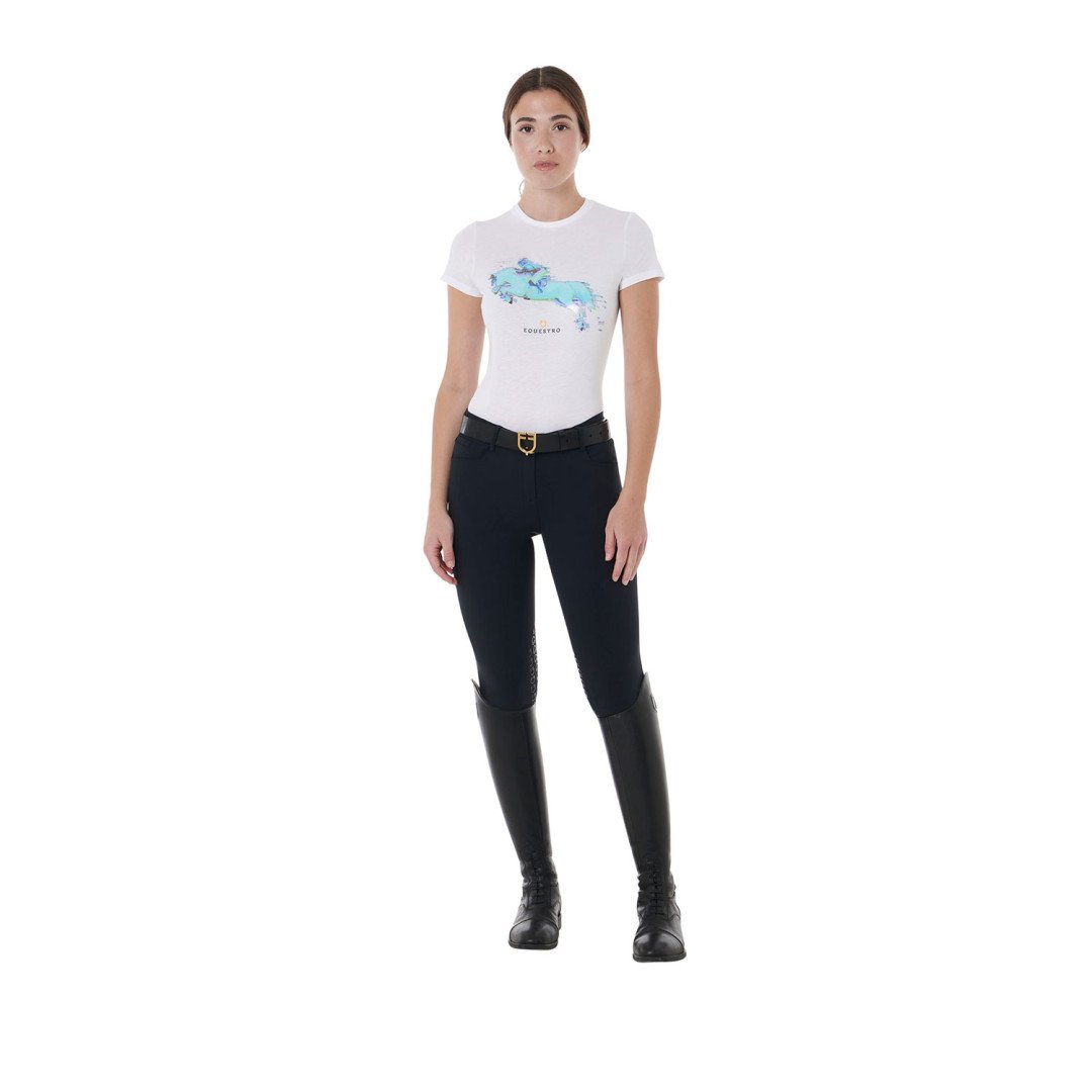 T-shirt T-shirt donna slim fit stampa Jump 56,56&nbsp;€
