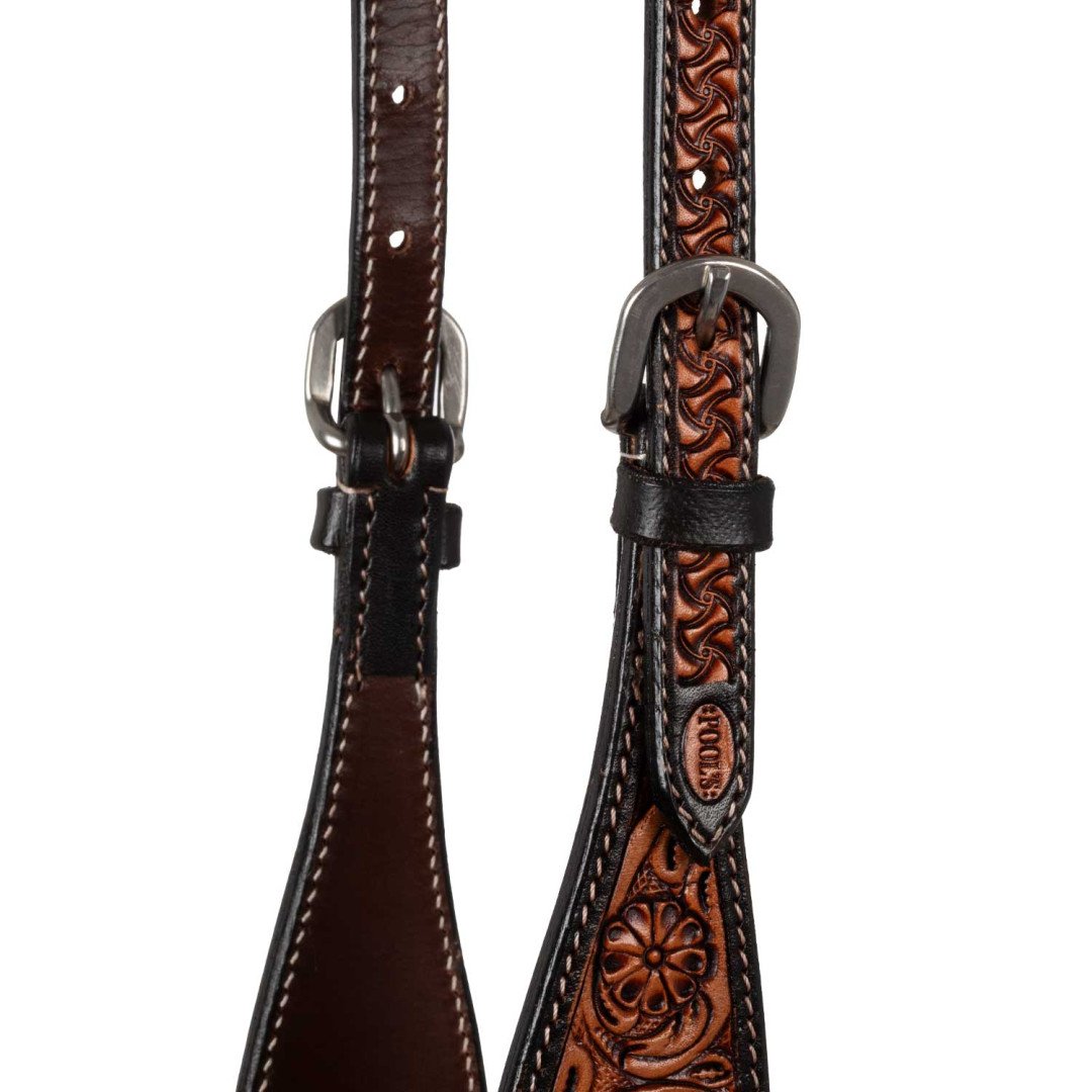 cabeçada  cabeçada WESTERN ONE EAR COM DECORAÇÕES FLORAIS 54,10 €